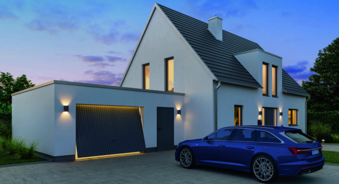 BP associé aux portes de garage basculante