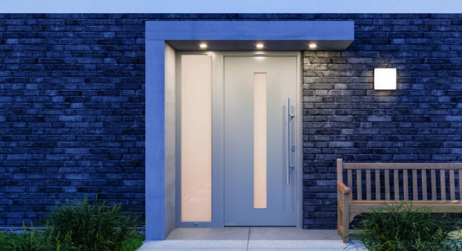Porte d'entrée Select avec vitrage