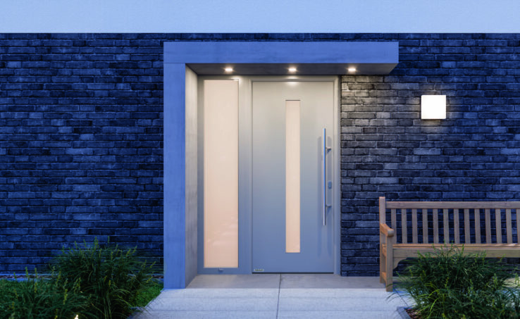 Porte d'entrée Select avec vitrage